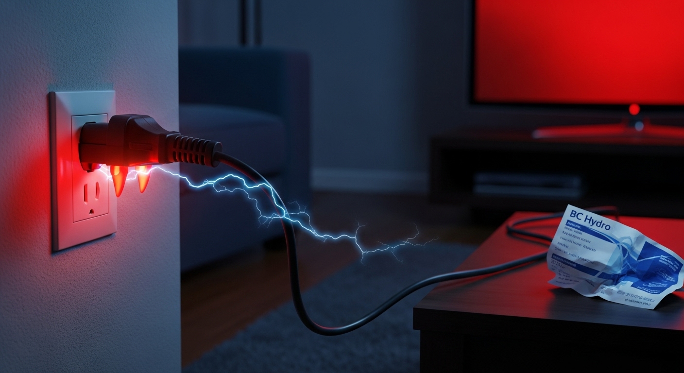 Energy vampire appliances in a Vancouver home