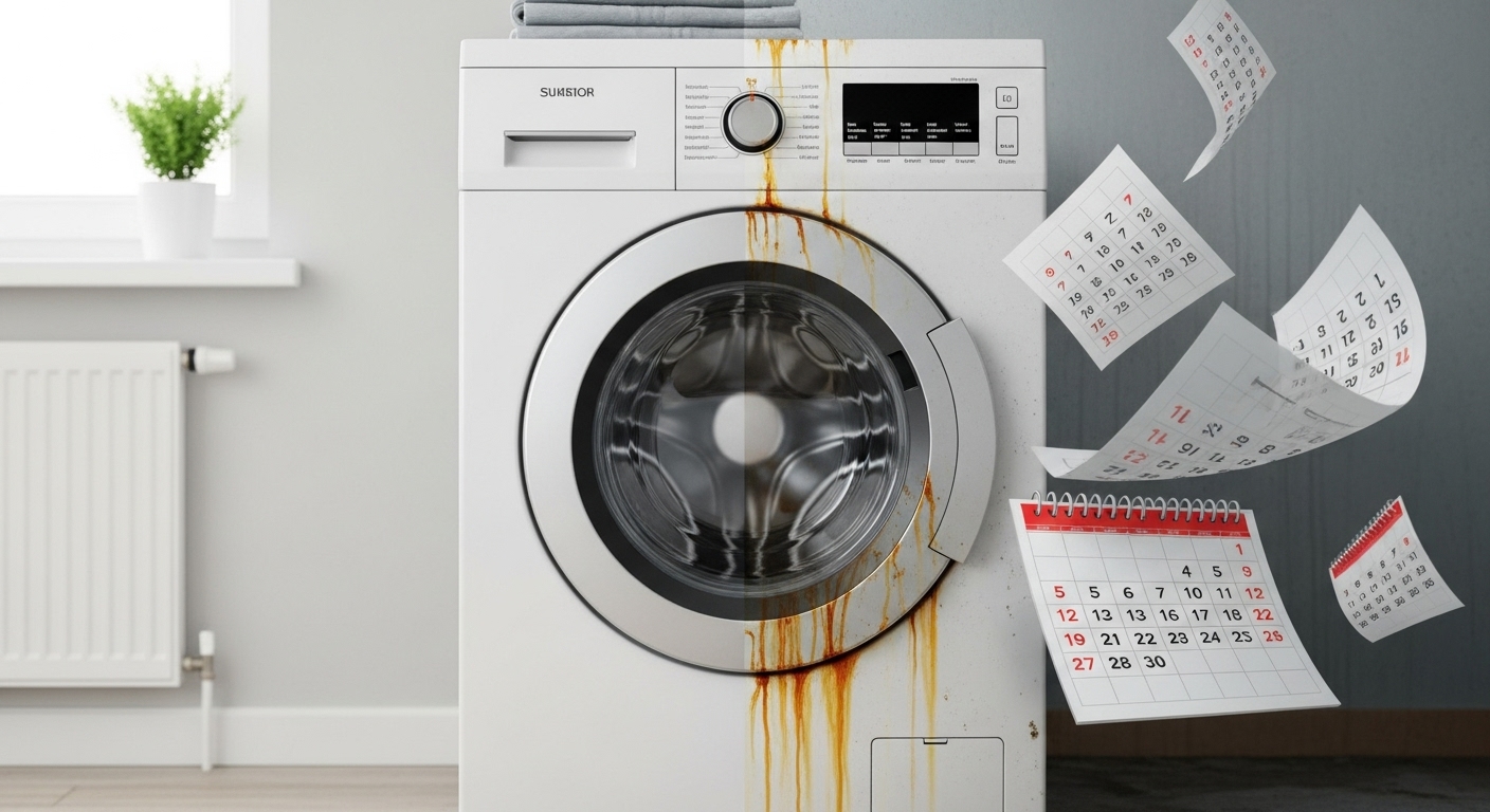 Chart comparing the shortened lifespan of appliances in Vancouver to national averages